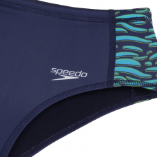 SUNGA SPEEDO INFANTIL TRADICIONAL SCRAWL - TIGRE MARINHO